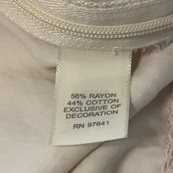 J. Jill Tank Top Crochet Pintuck Layer Transitional Womens Large Boho Beach - Picture 7 of 10